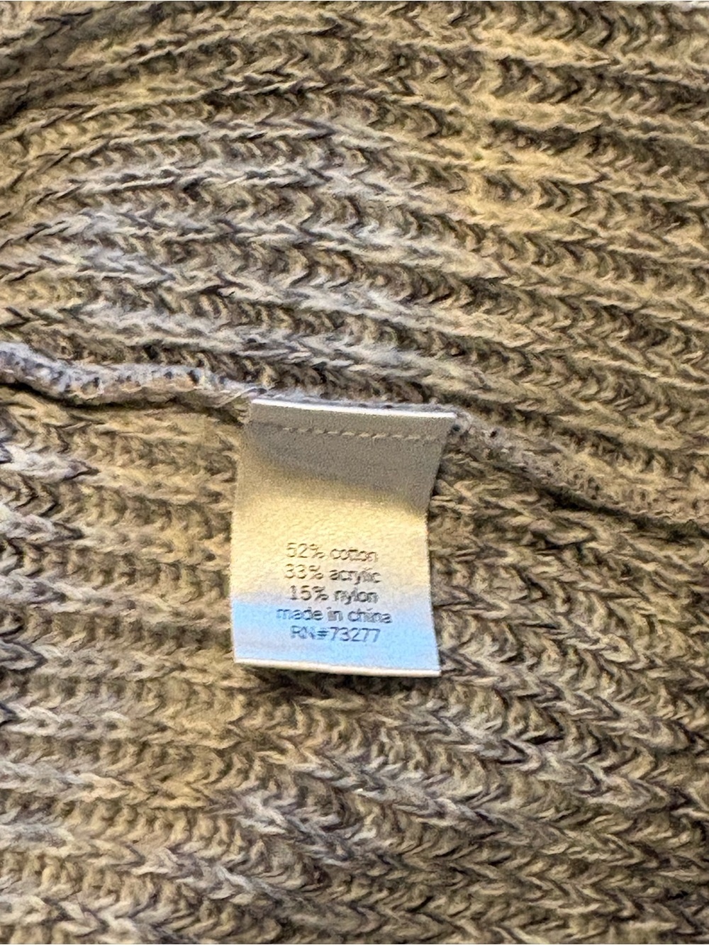 NWOT Sonoma Open Front Cardigan Heather Grays 3X